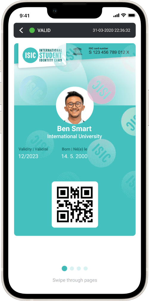 Digital ISIC Card