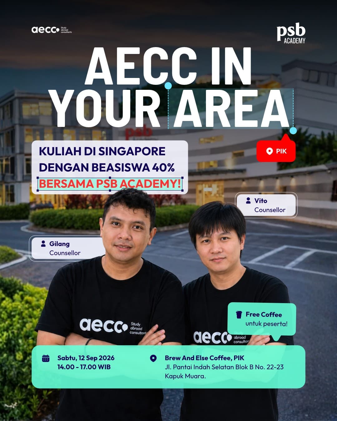 AECC in Your Area - Kuliah di Singapore dengan beasiswa?