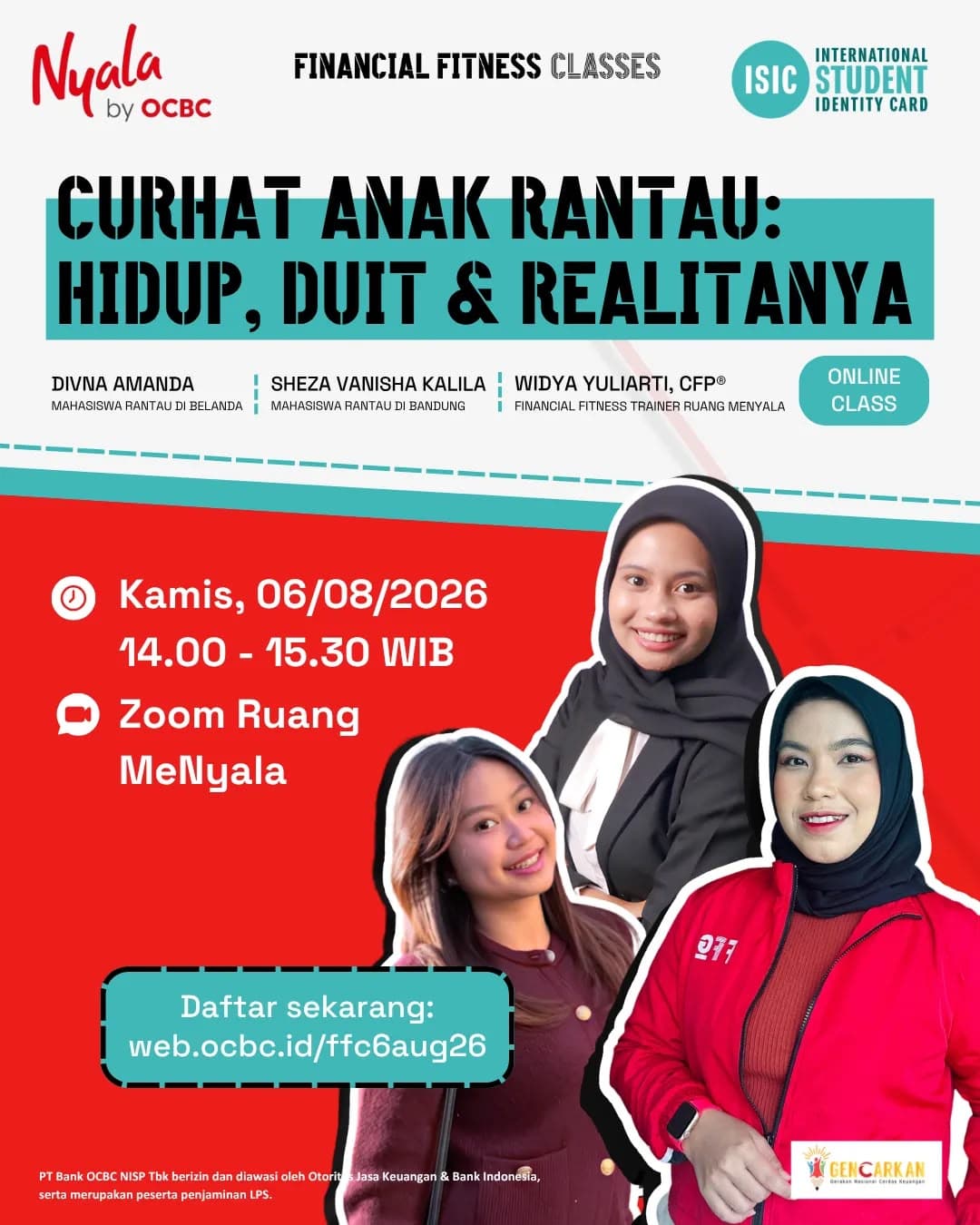 Ruang Menyala by OCBC x ISIC - Curhat Anak Rantau: Hidup, Duit, dan Realitanya 🏠💸