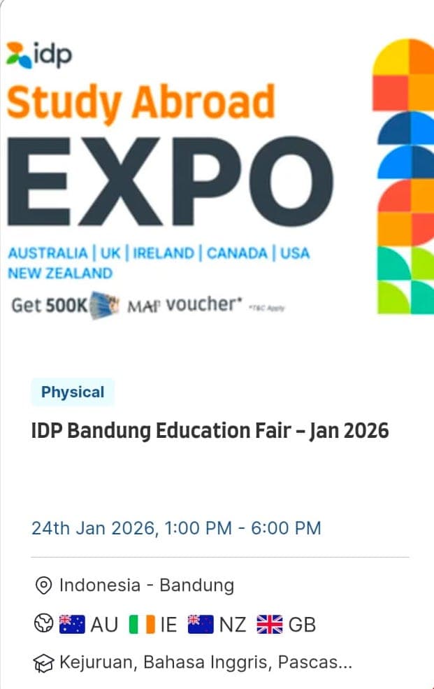 IDP Bandung Education Fair