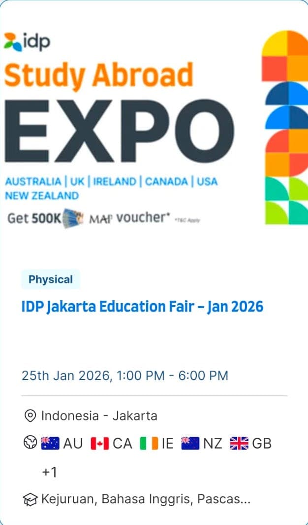 IDP Jakarta Education Fair