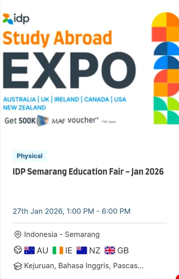 IDP Semarang Education Fair