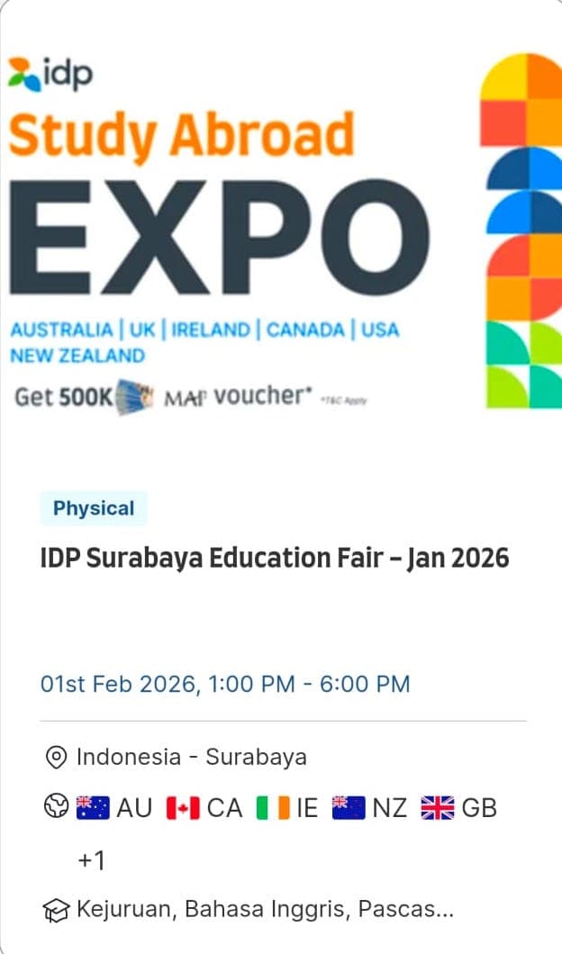 IDP Surabaya Education Fair