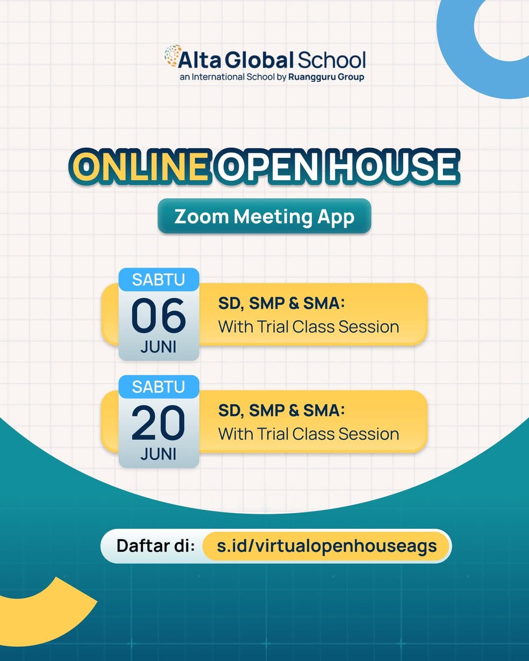 Online Open House with Trial Class Session