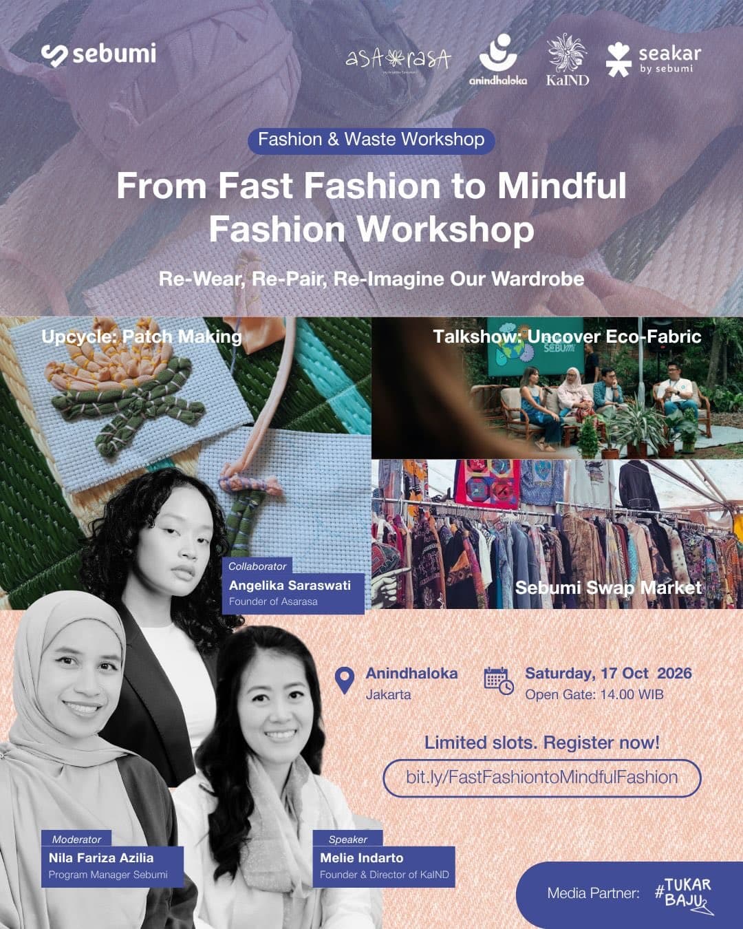 Sebumi Sustainability Workshop: From Fast Fashion to Mindful Fashion