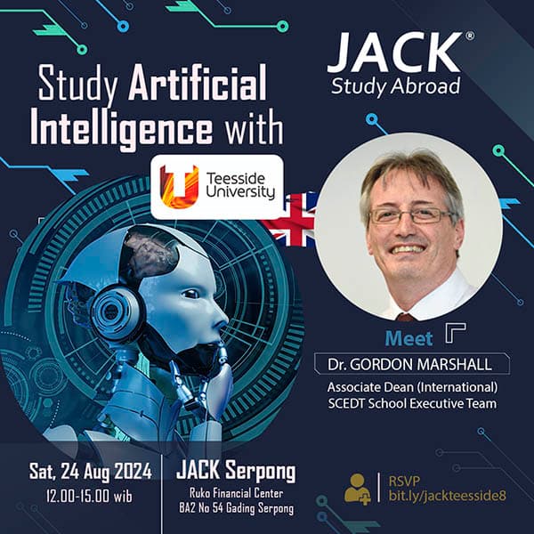 Study Artificial Intelligence with Teesside University