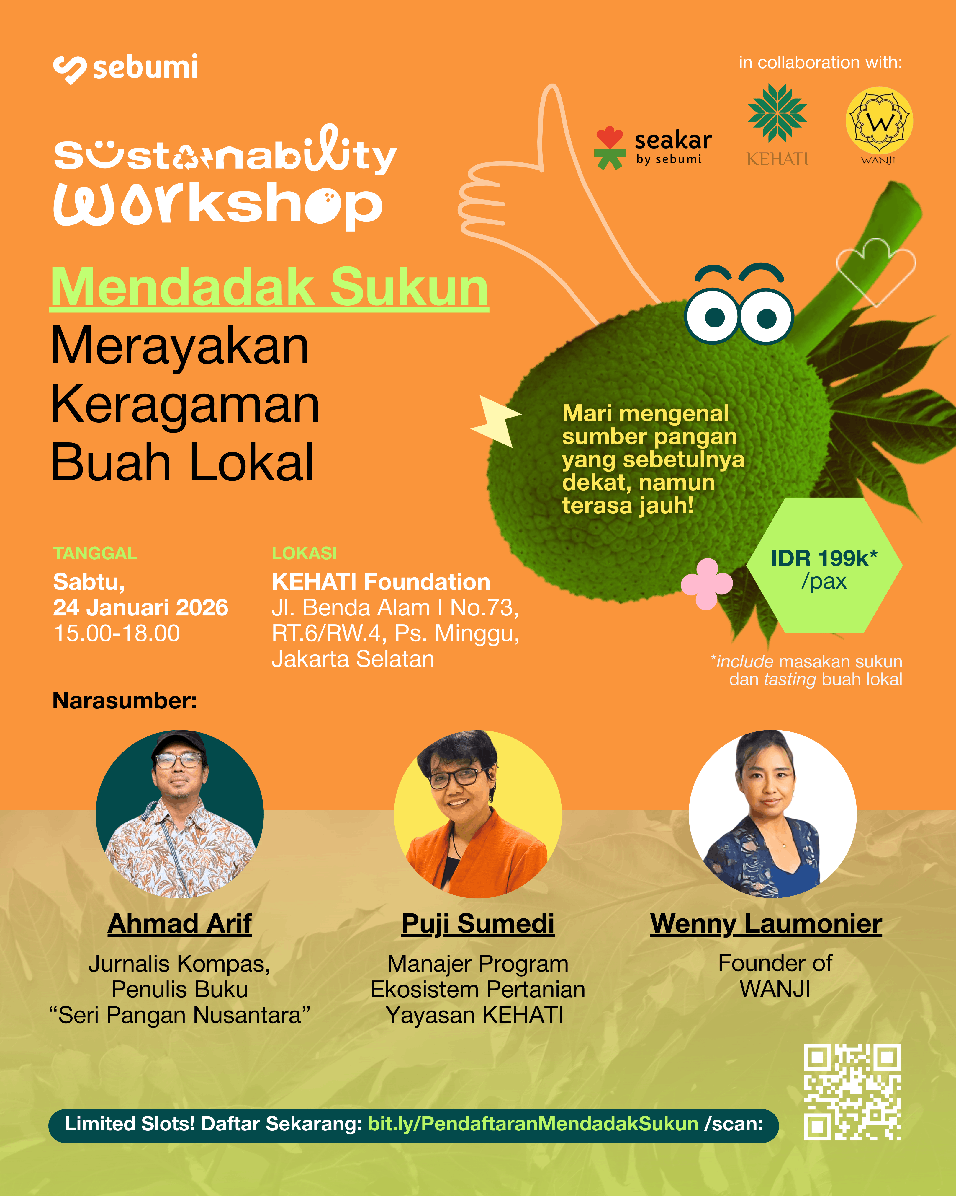 🌍 Sustainability Workshop: Mendadak Sukun!