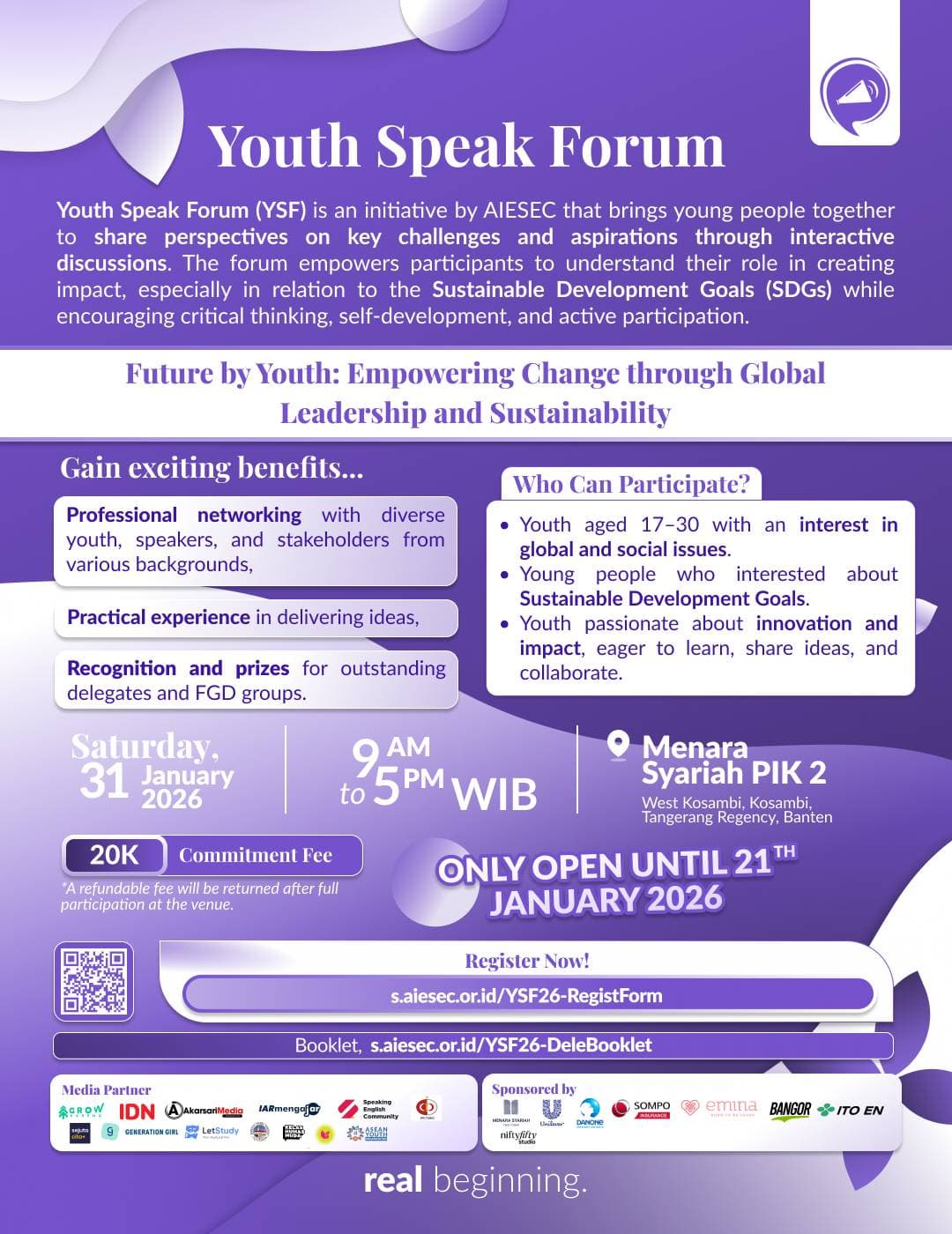 Youth Speak Forum 2026