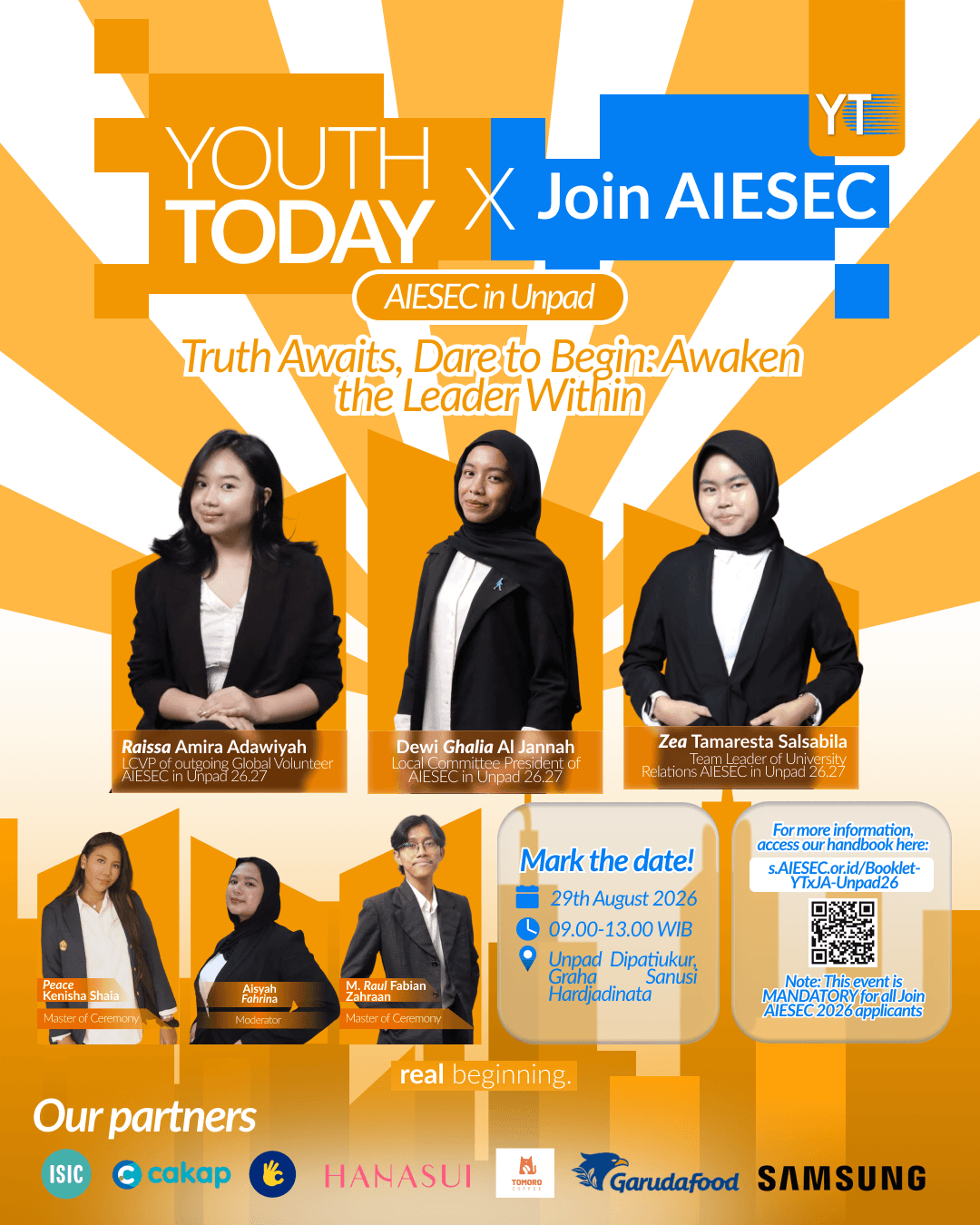 Youth Today x Join AIESEC - AIESEC in Unpad